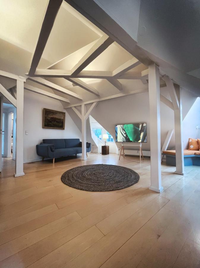 Loft-Panoramablick-Hafen & Elbe! Daire Hamburg Dış mekan fotoğraf