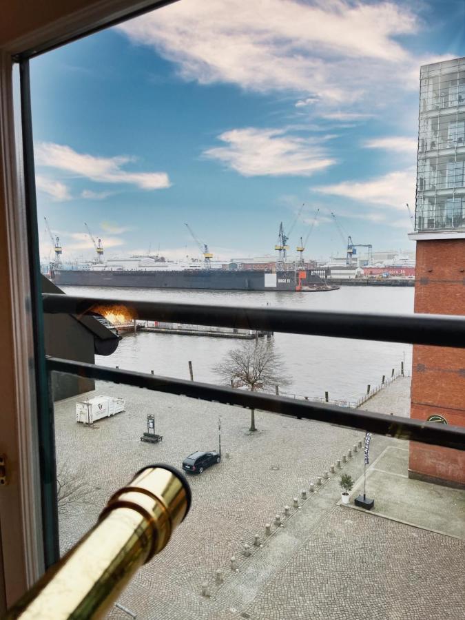 Loft-Panoramablick-Hafen & Elbe! Daire Hamburg Dış mekan fotoğraf