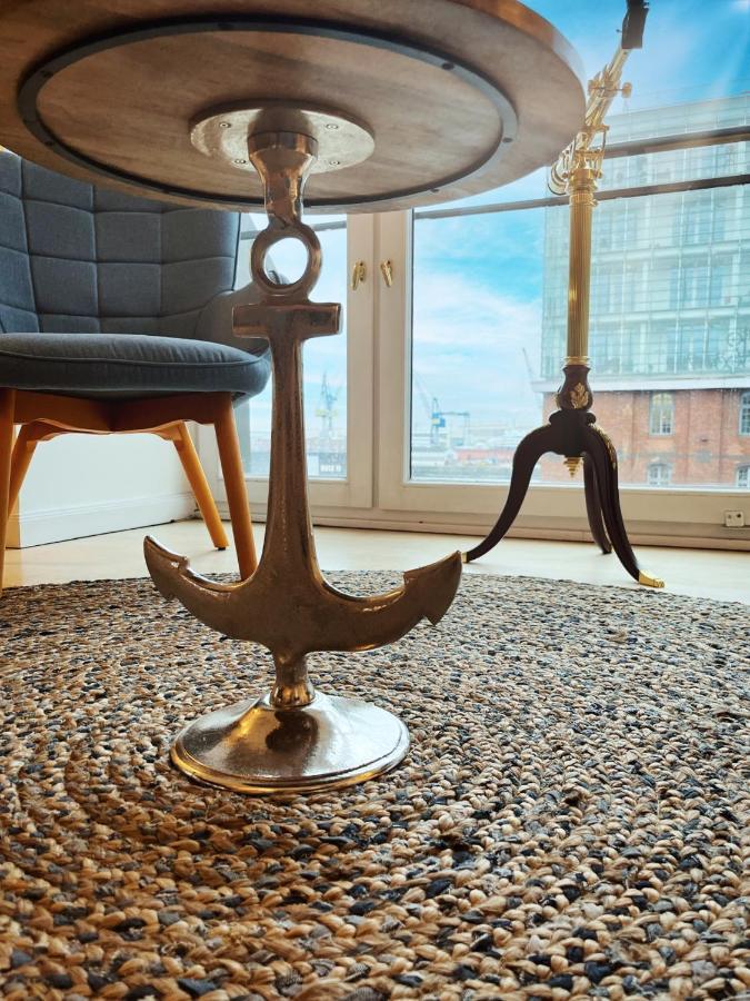 Loft-Panoramablick-Hafen & Elbe! Daire Hamburg Dış mekan fotoğraf