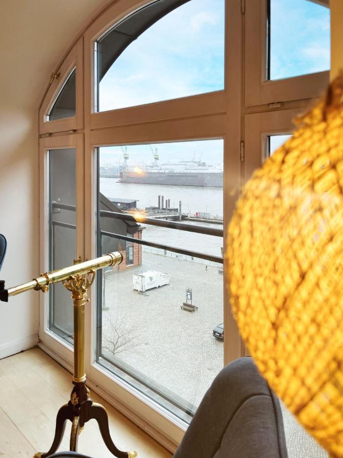 Loft-Panoramablick-Hafen & Elbe! Daire Hamburg Dış mekan fotoğraf